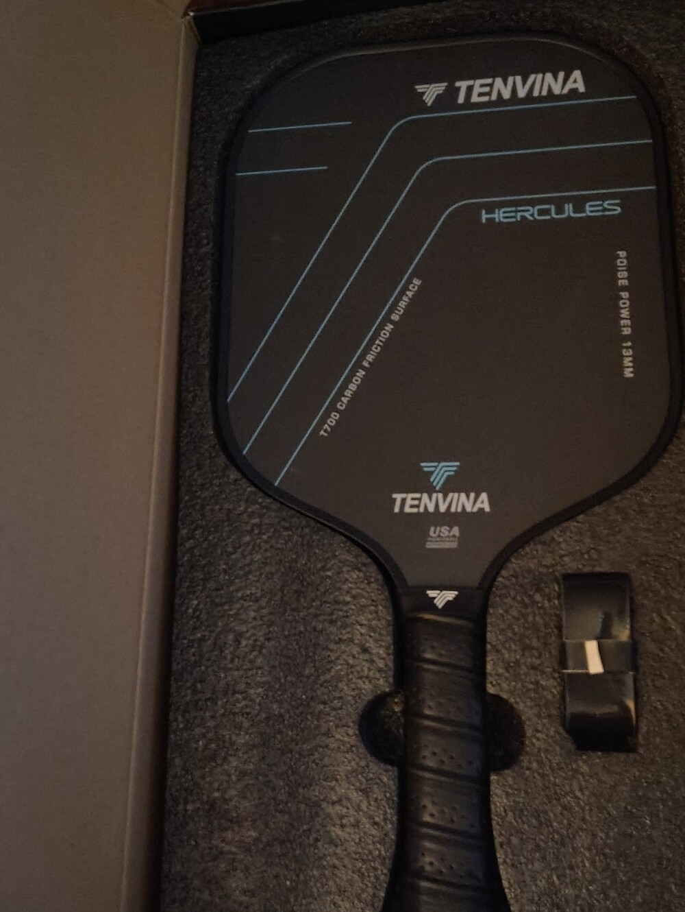 TENVINA Pickleball Paddle - Multi-Layer T700SC Friction Carbon Fiber 13mm